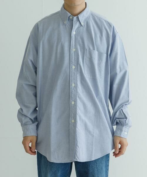 URBAN RESEARCH/アーバンリサーチ FREEMANS SPORTING CLUB CHRYSTIE SHIRTS ブルー L URBAN RESEARCH/アーバンリサーチ FREEMANS SPORTING CLUB CHRYSTIE SHIRTS ブルー L
