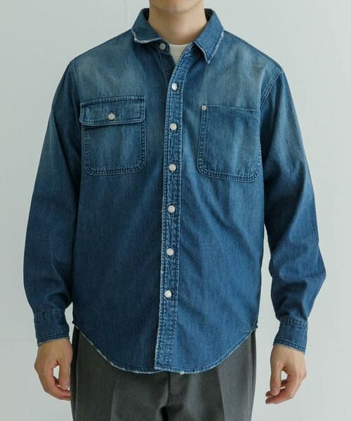 URBAN RESEARCH/アーバンリサーチ FREEMANS SPORTING CLUB GREAT JONES JEAN SHIRT ブルー系その他 M URBAN RESEARCH/アーバンリサーチ FREEMANS SPORTING CLUB GREAT JONES JEAN SHIRT ブルー系その他 M