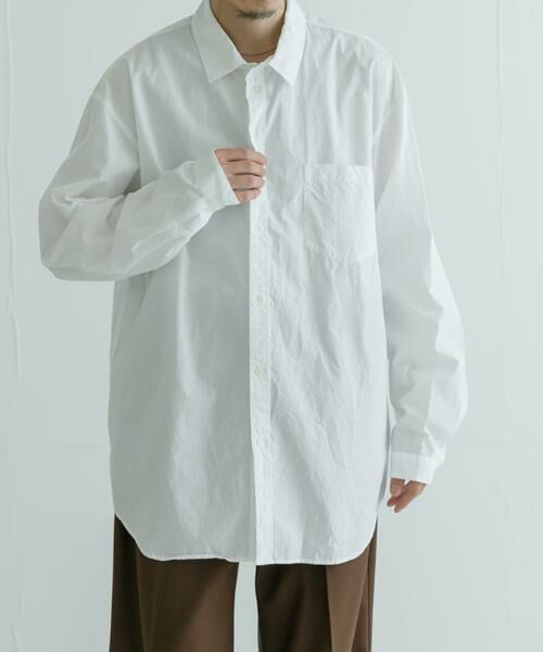 URBAN RESEARCH / アーバンリサーチ シャツ・ブラウス | ATON　SUVIN BROAD WASHED SHIRTS | 詳細1