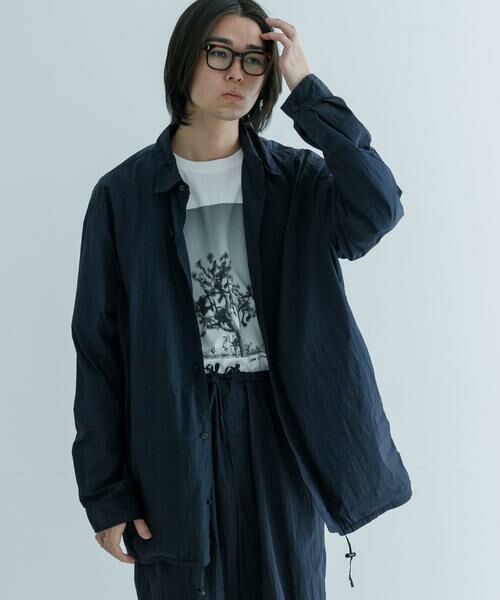 URBAN RESEARCH / アーバンリサーチ ナイロンジャケット | ATON　HAND DYED NYLON SHIRTS JACKET | 詳細1
