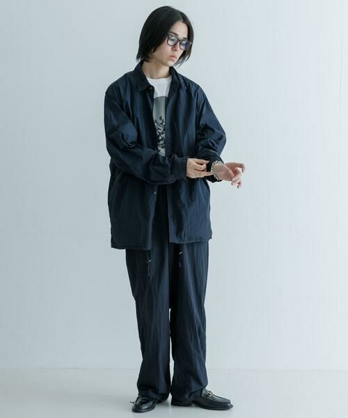 URBAN RESEARCH / アーバンリサーチ ナイロンジャケット | ATON　HAND DYED NYLON SHIRTS JACKET | 詳細2
