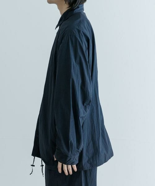 URBAN RESEARCH / アーバンリサーチ ナイロンジャケット | ATON　HAND DYED NYLON SHIRTS JACKET | 詳細5