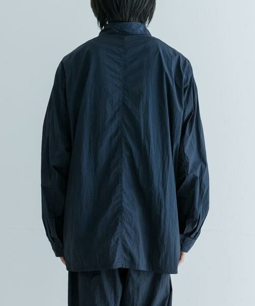 URBAN RESEARCH / アーバンリサーチ ナイロンジャケット | ATON　HAND DYED NYLON SHIRTS JACKET | 詳細6