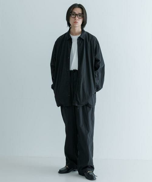 URBAN RESEARCH / アーバンリサーチ ナイロンジャケット | ATON　HAND DYED NYLON SHIRTS JACKET | 詳細15