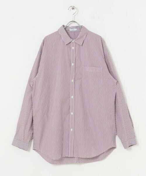 URBAN RESEARCH / アーバンリサーチ シャツ・ブラウス | ATON　GIZA STRIPE WASHED SHIRTS | 詳細5