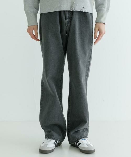 URBAN RESEARCH / アーバンリサーチ デニムパンツ | FREEMANS SPORTING CLUB ROSEDALE JEANS STRAIGHT(ブラック)