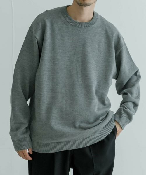 URBAN RESEARCH / アーバンリサーチ ニット・セーター | ATON　WOOL WASHI CREWNECK SWEATER | 詳細5
