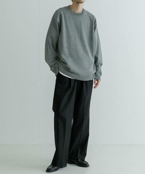 URBAN RESEARCH / アーバンリサーチ ニット・セーター | ATON　WOOL WASHI CREWNECK SWEATER | 詳細6