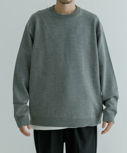 URBAN RESEARCH / アーバンリサーチ ニット・セーター | ATON　WOOL WASHI CREWNECK SWEATER | 詳細7
