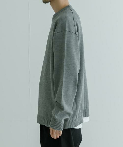 URBAN RESEARCH / アーバンリサーチ ニット・セーター | ATON　WOOL WASHI CREWNECK SWEATER | 詳細8