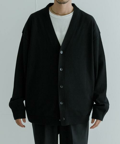 URBAN RESEARCH / アーバンリサーチ カーディガン・ボレロ | ATON　WOOL WASHI OVERSIZED CARDIGAN | 詳細2