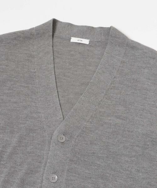URBAN RESEARCH / アーバンリサーチ カーディガン・ボレロ | ATON　WOOL WASHI OVERSIZED CARDIGAN | 詳細11