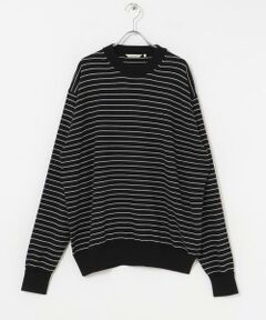 URBAN RESEARCH / アーバンリサーチ ニット・セーター | FARAH　High Gauge Striped Crew-Neck Sweater