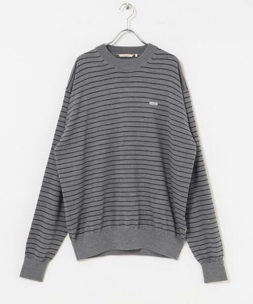 URBAN RESEARCH / アーバンリサーチ ニット・セーター | FARAH　High Gauge Striped Crew-Neck Sweater | 詳細3