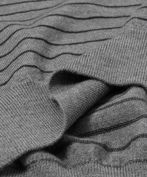 URBAN RESEARCH / アーバンリサーチ ニット・セーター | FARAH　High Gauge Striped Crew-Neck Sweater | 詳細7