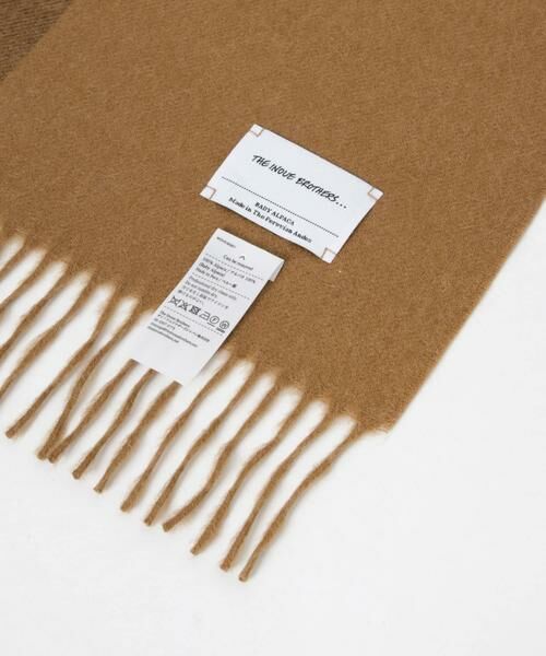 URBAN RESEARCH / アーバンリサーチ マフラー・ショール・スヌード・ストール | THE INOUE BROTHERS　Brushed Scarf Block | 詳細5
