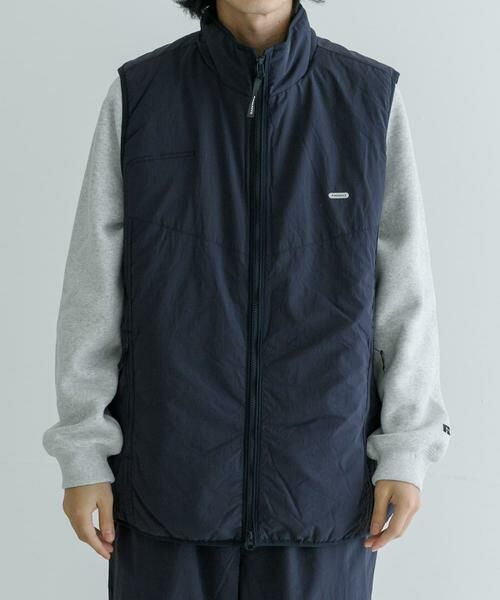 URBAN RESEARCH/アーバンリサーチ FARAH Nylon Zip Up Vest ネイビー L URBAN RESEARCH/アーバンリサーチ FARAH Nylon Zip Up Vest ネイビー L