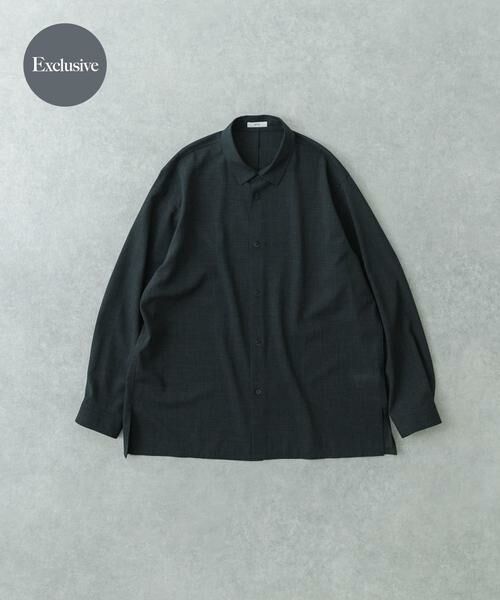 URBAN RESEARCH/アーバンリサーチ 『別注』ATON×URBAN RESEARCH OVERSIZED SHIRTS チャコールグレー 6 URBAN RESEARCH/アーバンリサーチ 『別注』ATON×URBAN RESEARCH OVERSIZED SHIRTS チャコールグレー 6