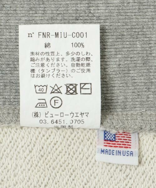 URBAN RESEARCH / アーバンリサーチ スウェット | FORNIGNER Made in USA Crashed Crew | 詳細21