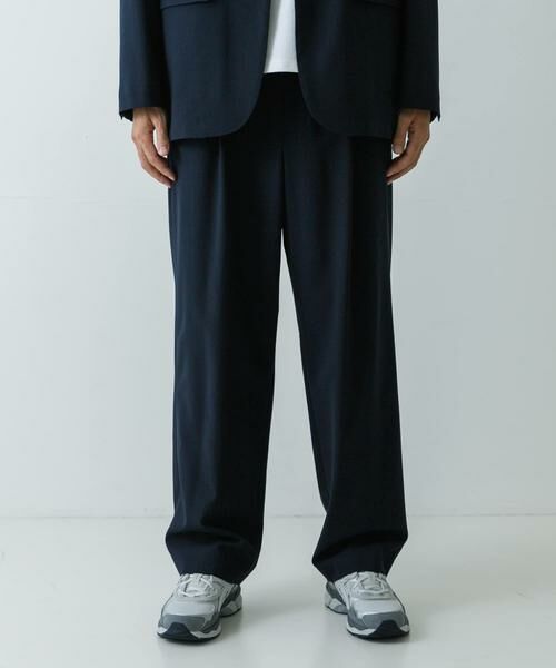 URBAN RESEARCH / アーバンリサーチ その他パンツ | ATON　HIGH TWIST WOOL WIDE PANTS | 詳細1