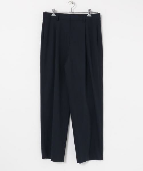 URBAN RESEARCH/アーバンリサーチ ATON HIGH TWIST WOOL WIDE PANTS ネイビー 6 URBAN RESEARCH/アーバンリサーチ ATON HIGH TWIST WOOL WIDE PANTS ネイビー 6