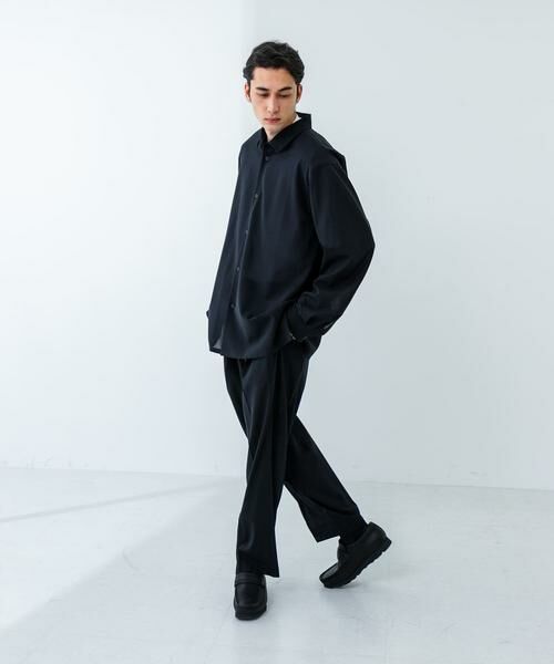 URBAN RESEARCH / アーバンリサーチ その他パンツ | 『別注』ATON×URBAN RESEARCH　TWO TUCKED EASY PANTS | 詳細9