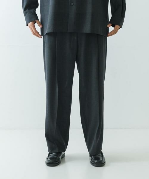 URBAN RESEARCH / アーバンリサーチ その他パンツ | 『別注』ATON×URBAN RESEARCH　TWO TUCKED EASY PANTS | 詳細21