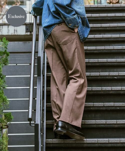 URBAN RESEARCH / アーバンリサーチ その他パンツ | 『別注』Wrangler×URBAN RESEARCH WRANCHER WIDE(ライトブラウン)