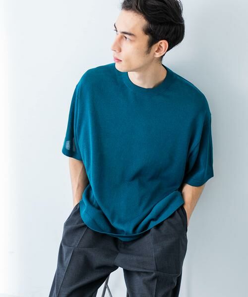 URBAN RESEARCH / アーバンリサーチ ニット・セーター | 『別注』crepuscule×UR　Washi Knit Short-Sleeve T-shirts | 詳細5