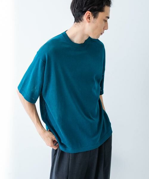 URBAN RESEARCH / アーバンリサーチ ニット・セーター | 『別注』crepuscule×UR　Washi Knit Short-Sleeve T-shirts | 詳細6