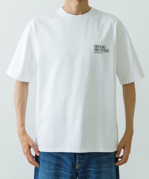 URBAN RESEARCH / アーバンリサーチ Tシャツ | BROOKS BROTHERS　KNT JERSEYBB PRNT SS T-SHIRTS | 詳細1