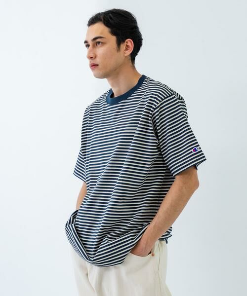 URBAN RESEARCH / アーバンリサーチ Tシャツ | 『別注』Champion×UR　USA Fit BORDER T-shirts | 詳細4