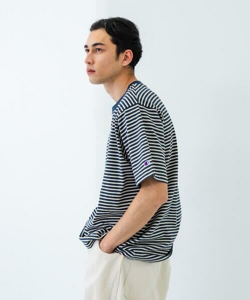 URBAN RESEARCH / アーバンリサーチ Tシャツ | 『別注』Champion×UR　USA Fit BORDER T-shirts | 詳細5