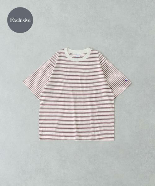 URBAN RESEARCH/アーバンリサーチ 『別注』Champion×UR USA Fit BORDER T-shirts ナチュラル XL URBAN RESEARCH/アーバンリサーチ 『別注』Champion×UR USA Fit BORDER T-shirts ナチュラル XL