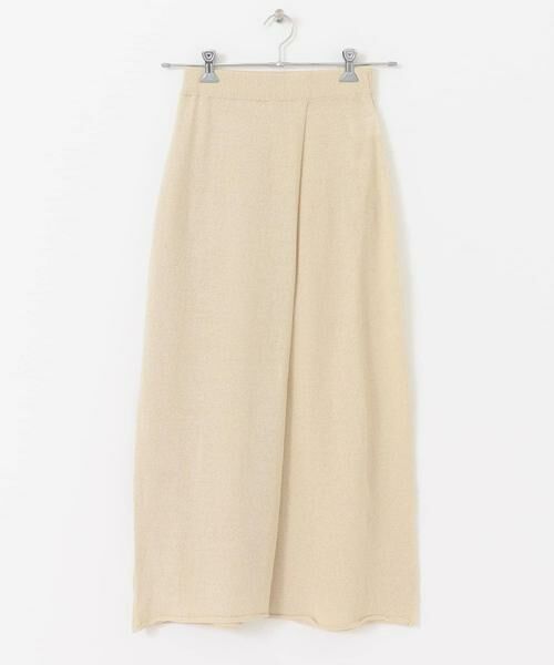 URBAN RESEARCH/アーバンリサーチ ラップ風ニットスカート アイボリー FREE