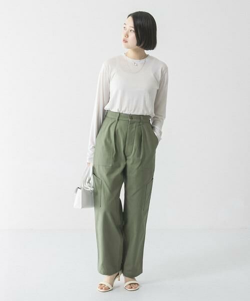 URBAN RESEARCH / アーバンリサーチ その他パンツ | 『ユニセックス』バックサテンUTILITY TROUSERS by SHIOTA | 詳細7