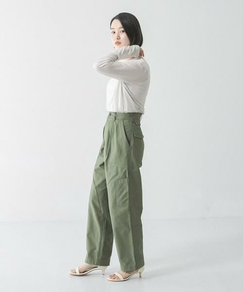URBAN RESEARCH / アーバンリサーチ その他パンツ | 『ユニセックス』バックサテンUTILITY TROUSERS by SHIOTA | 詳細8