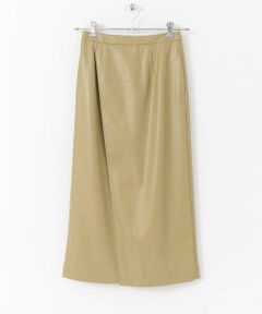 URBAN RESEARCH / アーバンリサーチ スカート | フェイクレザーラップ風タイトスカート