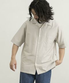 URBAN RESEARCH / アーバンリサーチ シャツ・ブラウス | コットンシルクショートスリーブオープンカラーシャツ