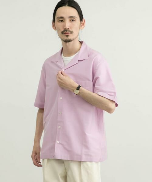 URBAN RESEARCH / アーバンリサーチ シャツ・ブラウス | コットンシルクショートスリーブオープンカラーシャツ | 詳細17