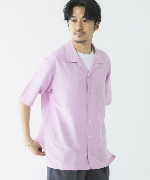 URBAN RESEARCH / アーバンリサーチ シャツ・ブラウス | コットンシルクショートスリーブオープンカラーシャツ | 詳細8