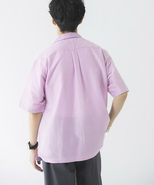 URBAN RESEARCH / アーバンリサーチ シャツ・ブラウス | コットンシルクショートスリーブオープンカラーシャツ | 詳細10