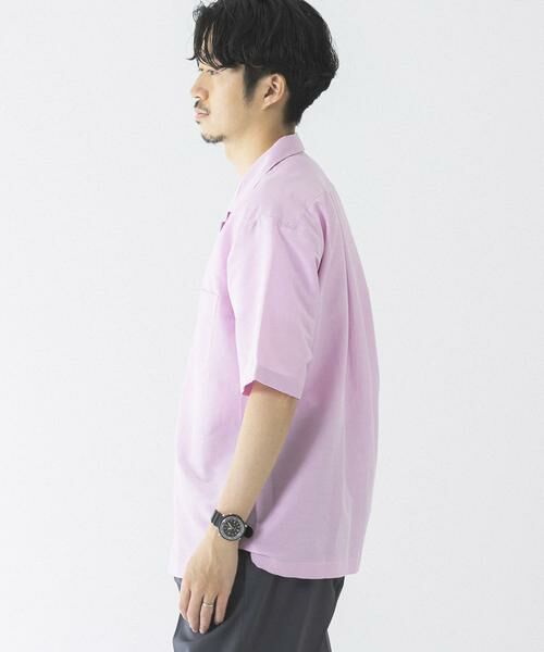 URBAN RESEARCH / アーバンリサーチ シャツ・ブラウス | コットンシルクショートスリーブオープンカラーシャツ | 詳細11