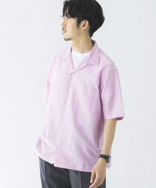 URBAN RESEARCH / アーバンリサーチ シャツ・ブラウス | コットンシルクショートスリーブオープンカラーシャツ | 詳細12