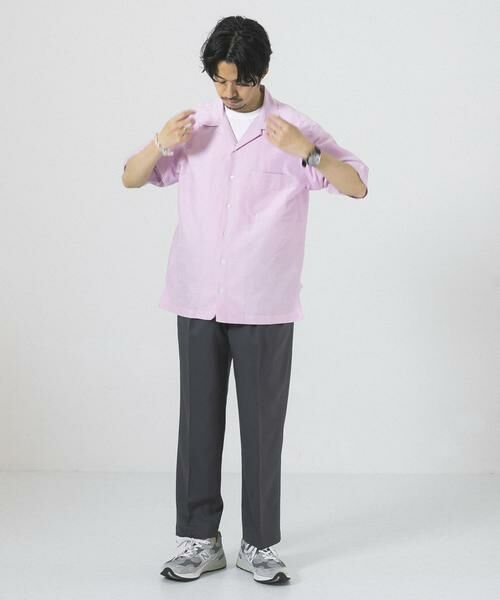 URBAN RESEARCH / アーバンリサーチ シャツ・ブラウス | コットンシルクショートスリーブオープンカラーシャツ | 詳細14