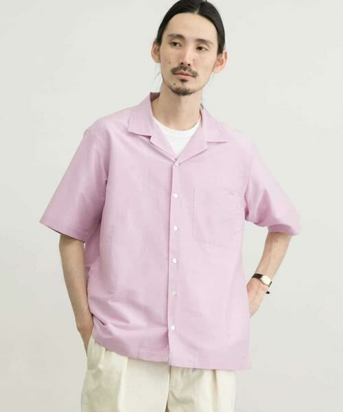 URBAN RESEARCH / アーバンリサーチ シャツ・ブラウス | コットンシルクショートスリーブオープンカラーシャツ | 詳細15