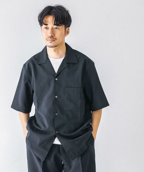 URBAN RESEARCH / アーバンリサーチ シャツ・ブラウス | コットンシルクショートスリーブオープンカラーシャツ | 詳細21