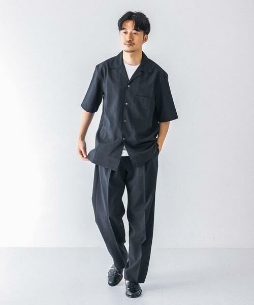 URBAN RESEARCH / アーバンリサーチ シャツ・ブラウス | コットンシルクショートスリーブオープンカラーシャツ | 詳細22