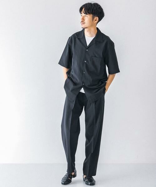 URBAN RESEARCH / アーバンリサーチ シャツ・ブラウス | コットンシルクショートスリーブオープンカラーシャツ | 詳細23