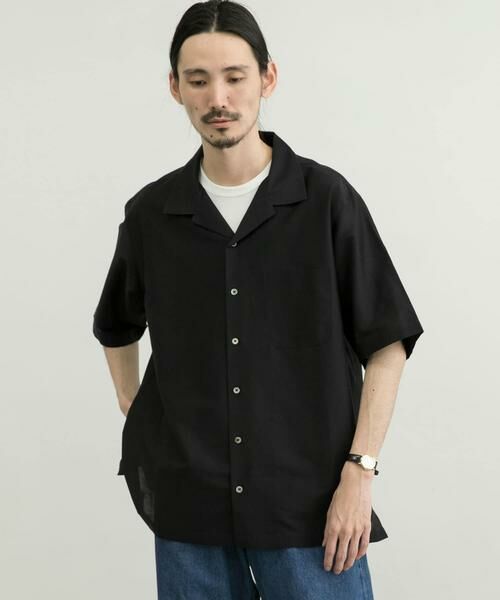 URBAN RESEARCH / アーバンリサーチ シャツ・ブラウス | コットンシルクショートスリーブオープンカラーシャツ | 詳細26